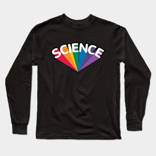 Science rainbow curved Long Sleeve T-Shirt